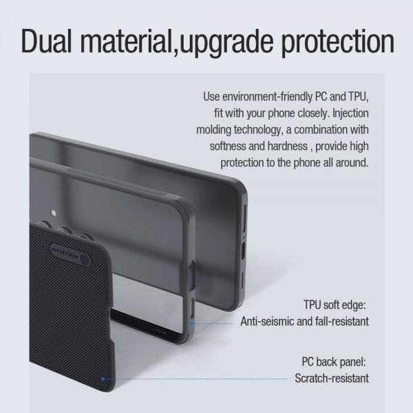 Nillkin Samsung Galaxy S24 Suojakuori Super Frosted Shield Pro MagSafe Musta