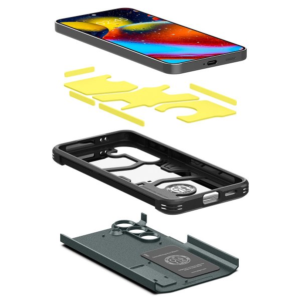 Spigen Samsung Galaxy S24 Kuori Tough Armor Abyss Green