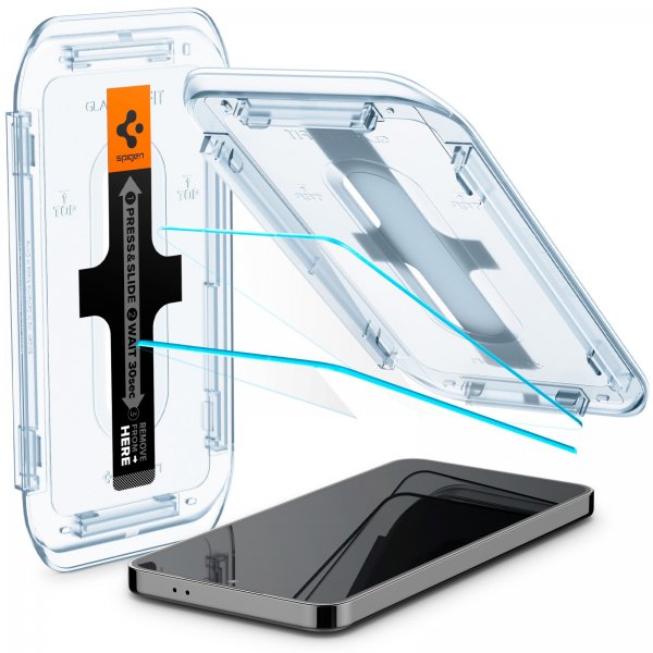 Spigen Samsung Galaxy S24/Galaxy S25 Näytönsuoja GLAS.tR EZ Fit 2-pakkaus