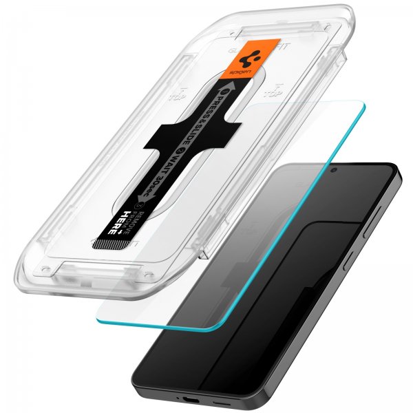 Spigen Samsung Galaxy S24/Galaxy S25 Näytönsuoja GLAS.tR EZ Fit 2-pakkaus