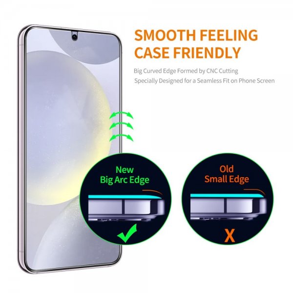 Enkay Samsung Galaxy S24 Näytönsuoja asennuskehyksellä Easy Install