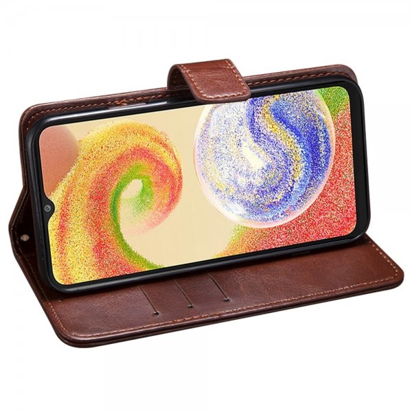 Samsung Galaxy S24 Ultra Kotelo Nahkatekstuuri Punainen