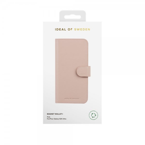 Ideal of Sweden Samsung Galaxy S24 Ultra Kotelo Magnet Wallet+ Pink
