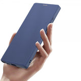 Dux Ducis Samsung Galaxy S24 Ultra Kotelo Skin X Pro Series Jalusta MagSafe Sininen