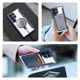 Dux Ducis Samsung Galaxy S24 Ultra Kotelo Skin X Pro Series Jalusta MagSafe Sininen