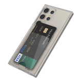 Rvelon Samsung Galaxy S24 Ultra Läpinäkyvä kuori korttipaikalla