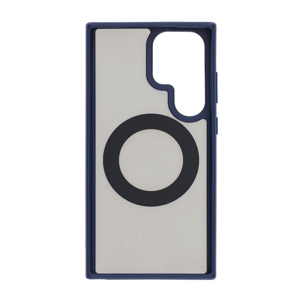 Samsung Galaxy S24 Ultra Kuori Pyörivä MagSafe Jalusta Sininen