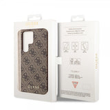 Guess Samsung Galaxy S24 Ultra Kuoret 4G Charm Ruskea