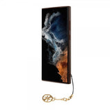 Guess Samsung Galaxy S24 Ultra Kuoret 4G Charm Ruskea
