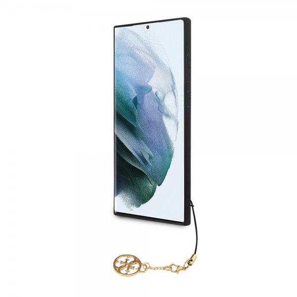 Guess Samsung Galaxy S24 Ultra Suojakuori 4G Charm Harmaa
