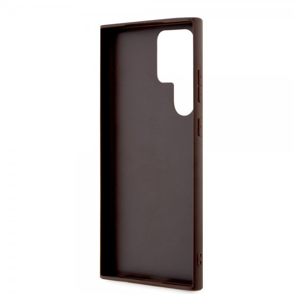 Guess Samsung Galaxy S24 Ultra Kuoret 4G Metal Logo Ruskea