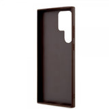 Guess Samsung Galaxy S24 Ultra Kuoret 4G Metal Logo Ruskea