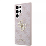 Guess Samsung Galaxy S24 Ultra Kuori 4G Metal Logo Pinkki