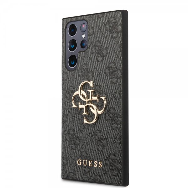 Guess Samsung Galaxy S24 Ultra Kuori 4G Metal Logo Musta