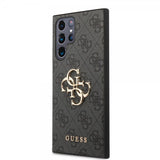 Guess Samsung Galaxy S24 Ultra Kuori 4G Metal Logo Musta