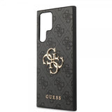 Guess Samsung Galaxy S24 Ultra Kuori 4G Metal Logo Musta