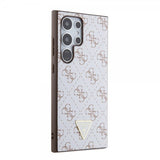 Guess Samsung Galaxy S24 Ultra Kuori 4G Print Grained Valkoinen