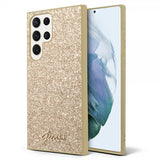 Guess Samsung Galaxy S24 Ultra Kuoret Fixed Glitter Kulta
