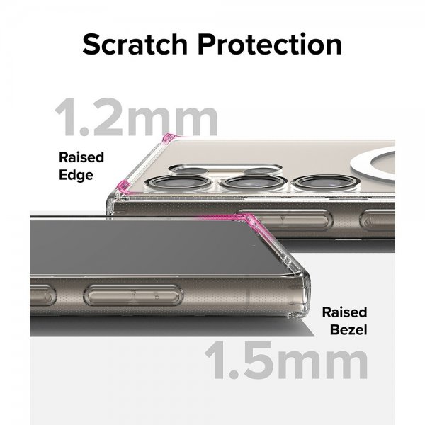 Ringke Samsung Galaxy S24 Ultra Fusion Magnetic Clear -suojakuori