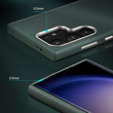 X-Level Samsung Galaxy S24 Ultra Kuori Nahkakuvio Vihreä