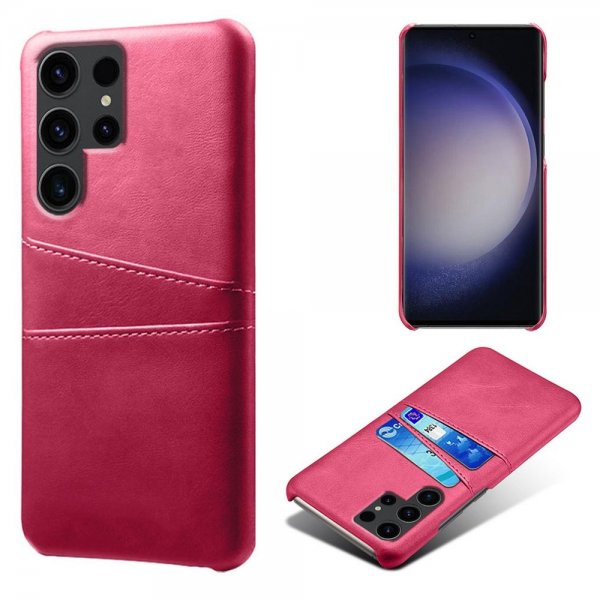 Samsung Galaxy S24 Ultra Kuoret kahdella korttipaikalla Magenta