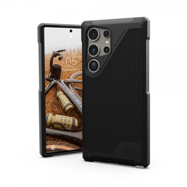Urban Armor Gear (UAG) Samsung Galaxy S24 Ultra Kuori Metropolis LT MagSafe Kevlar Musta