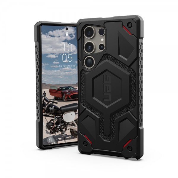 Urban Armor Gear (UAG) Samsung Galaxy S24 Ultra Kotelo Monarch Kevlar Musta