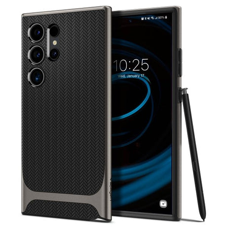 Spigen Samsung Galaxy S24 Ultra -kuori Neo Hybrid Gunmetal