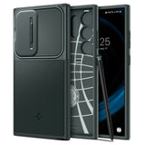 Spigen Samsung Galaxy S24 Ultra kuori Optik Armor Abyss Green