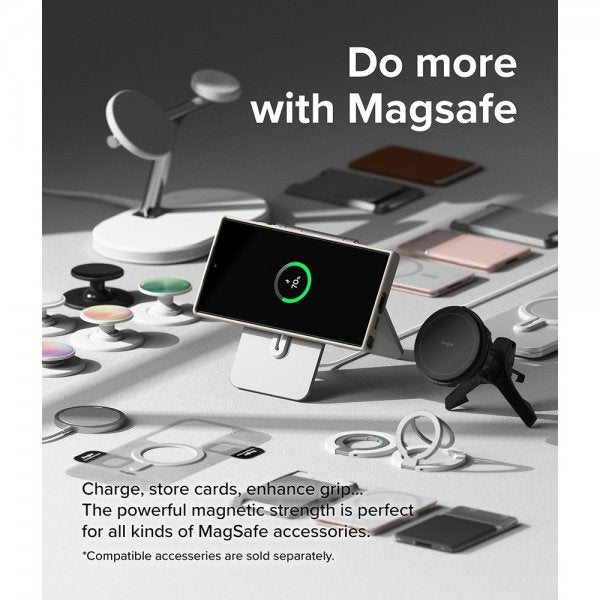 Ringke Samsung Galaxy S24 Ultra Silicone Magnetic -suojakuori