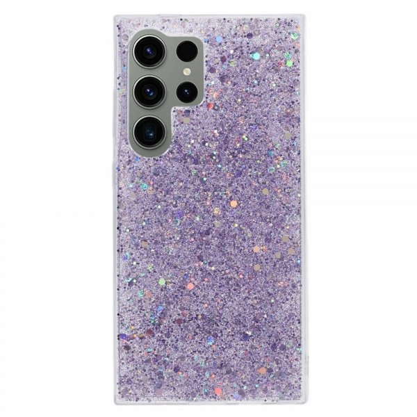 Nordic Covers Samsung Galaxy S24 Ultra -kuori, Sparkle Series, liila