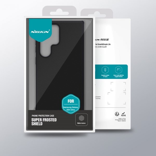 Nillkin Samsung Galaxy S24 Ultra Kuori Super Frosted Shield Pro Sininen
