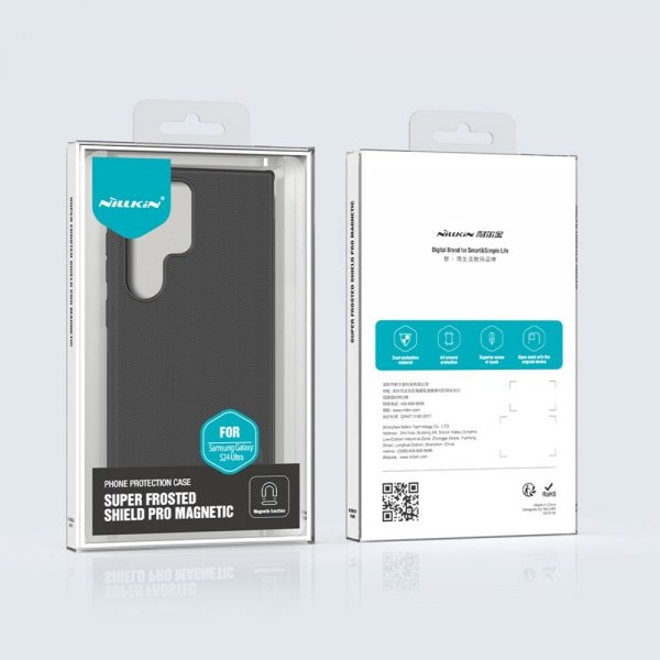 Nillkin Samsung Galaxy S24 Ultra Kuoret Super Frosted Shield Pro MagSafe Vihreä