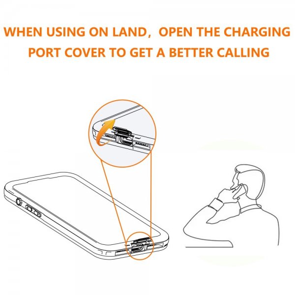 Redpepper Samsung Galaxy S24 Ultra -vedenkestävä IP68 MagSafe -kuori, musta