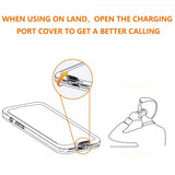 Redpepper Samsung Galaxy S24 Ultra -vedenkestävä IP68 MagSafe -kuori, musta