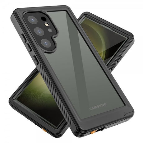 Redpepper Samsung Galaxy S24 Ultra -vedenkestävä IP68-kotelo, musta