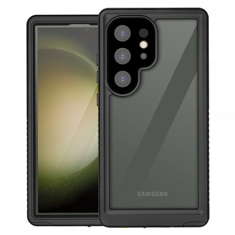 Redpepper Samsung Galaxy S24 Ultra -vedenkestävä IP68-kotelo, musta