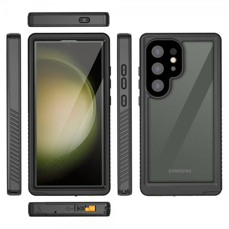 Redpepper Samsung Galaxy S24 Ultra -vedenkestävä IP68-kotelo, musta