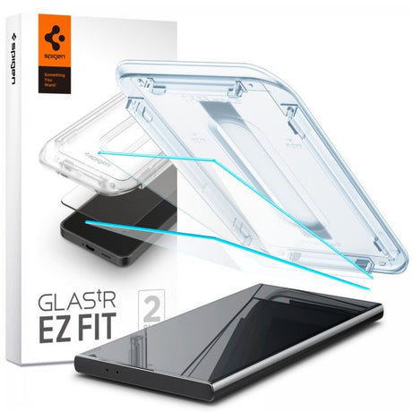 Spigen Samsung Galaxy S24 Ultra -näytönsuoja GLAS.tR EZ Fit 2-pakkaus