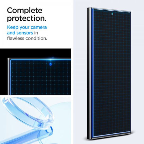 Spigen Samsung Galaxy S24 Ultra -näytönsuoja GLAS.tR EZ Fit 2-pakkaus