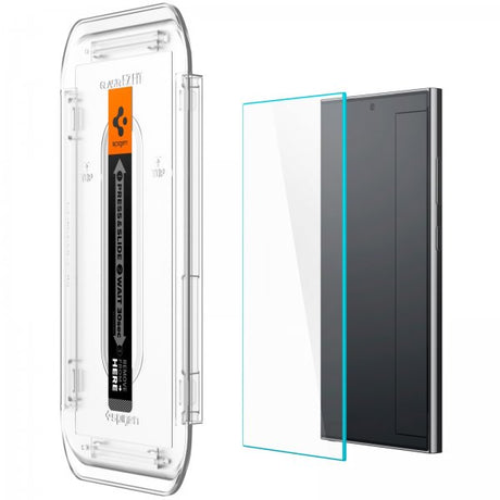 Spigen Samsung Galaxy S24 Ultra -näytönsuoja GLAS.tR EZ Fit 2-pakkaus