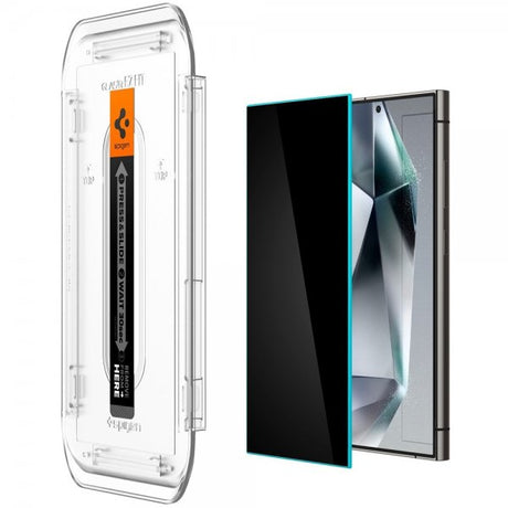 Spigen Samsung Galaxy S24 Ultra Näytönsuoja GLAS.tR EZ Fit Privacy 2 kpl