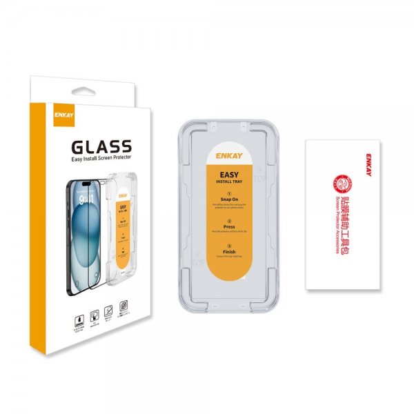 Enkay Samsung Galaxy S24 Ultra Näytönsuoja asennuskehyksellä Easy Install