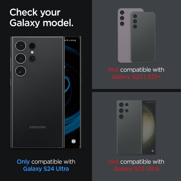 Spigen Samsung Galaxy S24 Ultra -näytönsuoja Neo Flex 2 kpl