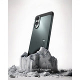 Spigen Samsung Galaxy S25 Edge -suojakuori Tough Armor MagFit Abyss Green