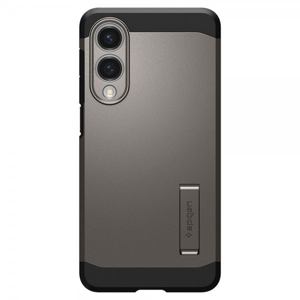 Spigen Samsung Galaxy S25 Edge -suojakuori Tough Armor MagFit Gunmetal