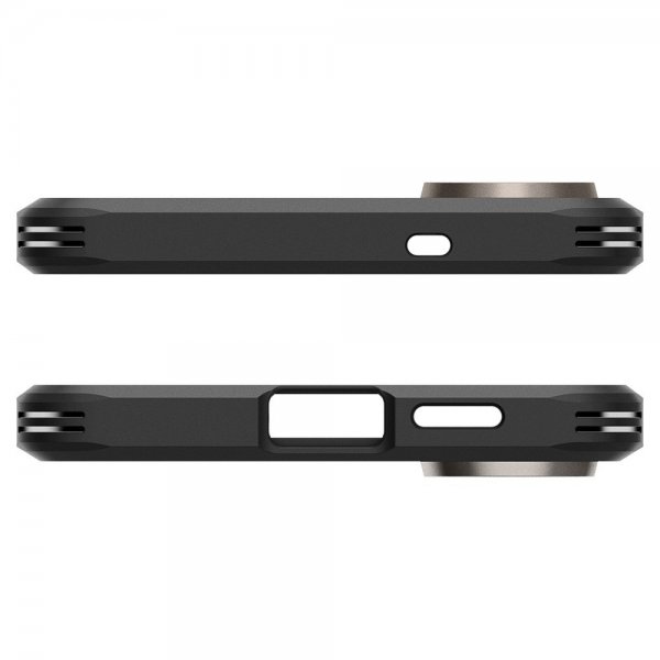 Spigen Samsung Galaxy S25 Edge -suojakuori Tough Armor MagFit Gunmetal