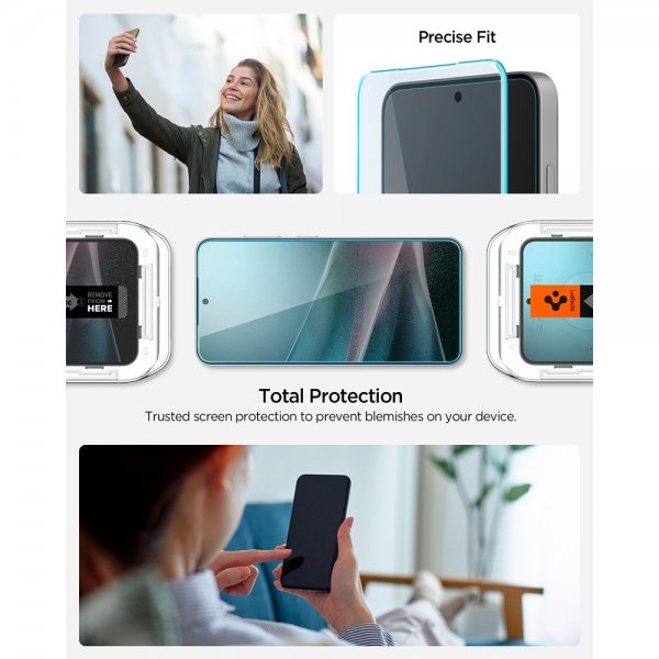 Spigen Samsung Galaxy S25 Edge -näytönsuoja GLAS.tR EZ Fit Pro