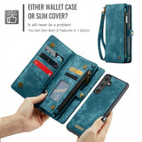 CaseMe Samsung Galaxy S25 FE Kotelo 008 Series Irrotettava Kuori Sininen