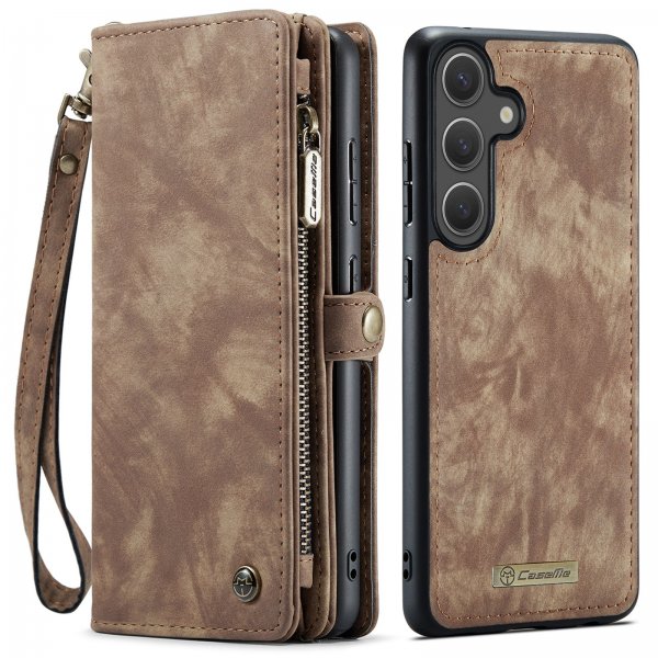 CaseMe Samsung Galaxy S25 FE -kotelo 008 Series Irrotettava kuori Ruskea